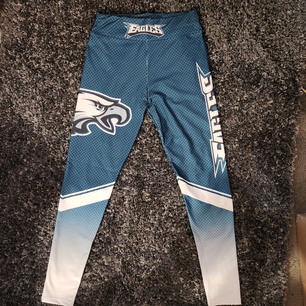 Eagles Blue and White Leggings